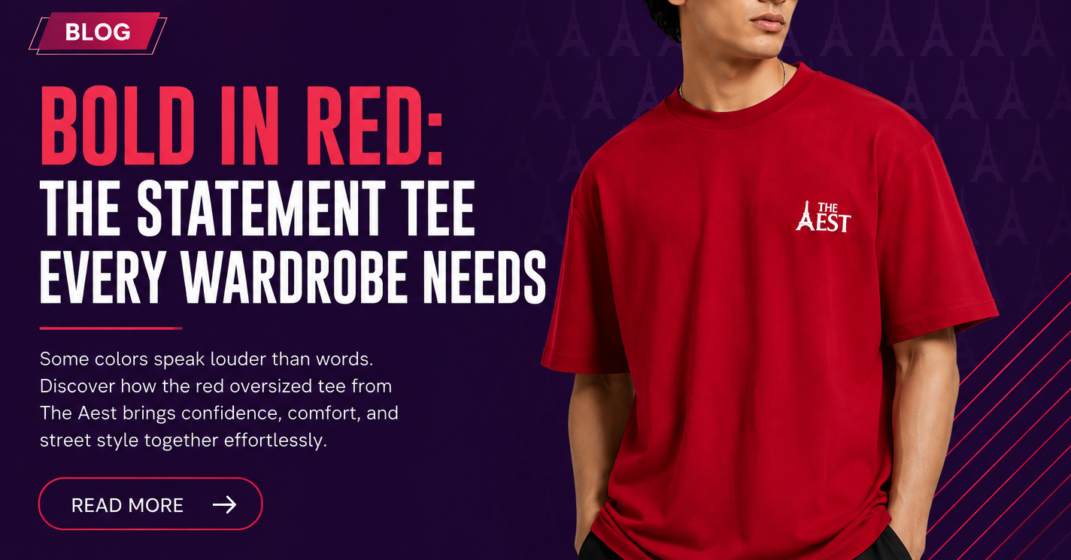How to Style a Red Oversized T-Shirt for Any Occasion