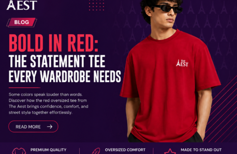 How to Style a Red Oversized T-Shirt for Any Occasion
