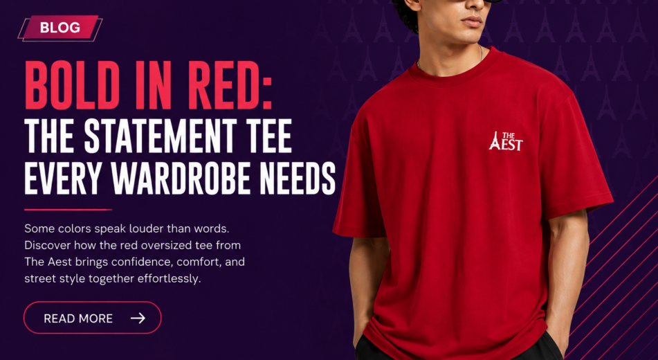 How to Style a Red Oversized T-Shirt for Any Occasion